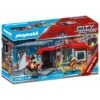 Caserne Pompiers Transportable Playmobil City Action 71193