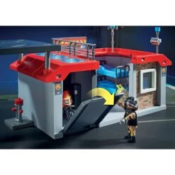 Caserne Pompiers Transportable Playmobil City Action 71193 -Jeux Et Jouets 639b31dd5ba08 886372 4