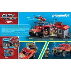 Pickup & Pompier Playmobil City Action 71194 -Jeux Et Jouets 639b3b7d2f6de 886349 3