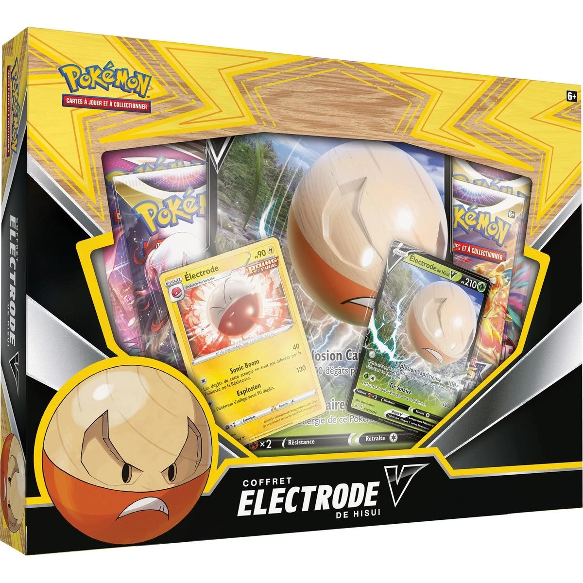 ASMODEE Coffret Pokemon Électrode De Hisui- V 1 ASMODEE Coffret Pokemon Électrode De Hisui- V
