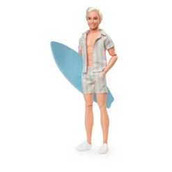 MATTEL Barbie Le Film : Poupée Ken Avec Ensemble De Plage Rayé