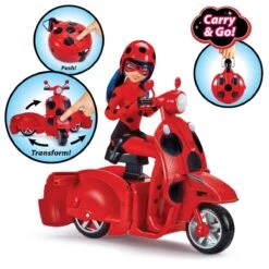 Bandai Scooter Transformable De Ladybug Miraculous -Jeux Et Jouets 7167e3435c959a572b12e66d9f100dbb695afc9b 881822 3