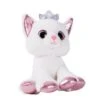 Chat Blanc Pailleté 16 Cm