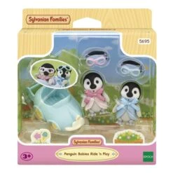Les Jumeaux Pingouin Et Leur Voiture - Sylvanian Families 5695