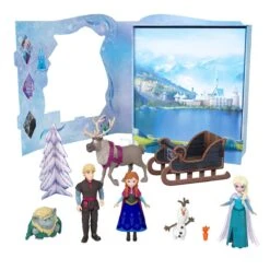 MATTEL Coffret Livre D'histoires Et Figurines La Reine Des Neiges