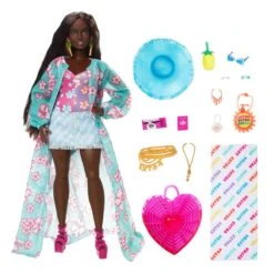 MATTEL Barbie Extra Fly - Plage -Jeux Et Jouets b33323fd5f62be380ce68cdd3db82b55cbd210fd 891045 4