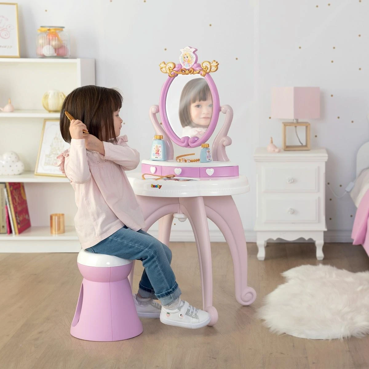 SMOBY Coiffeuse 2 En 1 Disney Princesses 2 SMOBY Coiffeuse 2 En 1 Disney Princesses – Image 2
