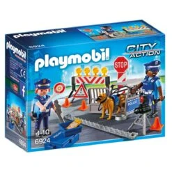 Barrage De Police Playmobil City Action 6924