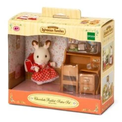 Bureau Et Lapin Fille Chocolat - Sylvanian Families 2204
