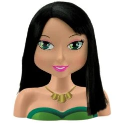 Tête à Coiffer Brune