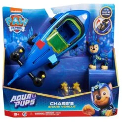 SPIN MASTER Véhicule Et Figurine Chase Aqua Pups La Pat Patrouille